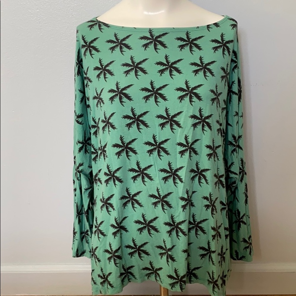 Fighting Eel Palms Blouse